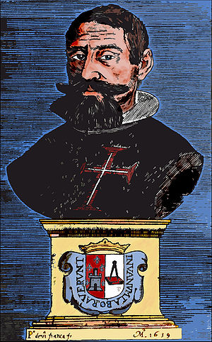 Portrait of Manuel de Faria e Sousa in Ásia portuguesa