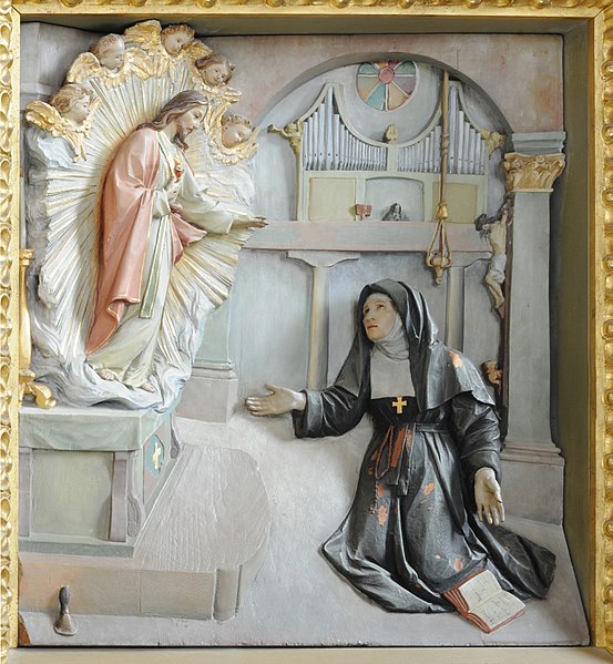 Datei:Marguerite Marie Alacoque Pfarrkirche St. Ulrich in Gröden.jpg