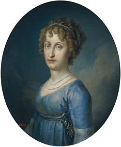 Mária Antonietta Terézia nápolyi hercegnő, asztúriai hercegné (Vicente López (1772–1850) festménye, Museo Romántico, Madrid)