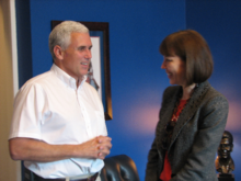 Miller and Mike Pence in 2005 Mike Pence and Judith Miller.png