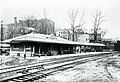 蒸気鉄道時代のミルトン駅（1929年撮影）