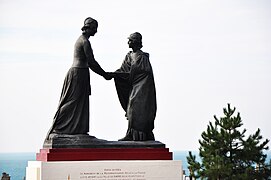 Monumento del reconocimiento de Bélgica a Francia en Le Havre y Sainte-Adresse.