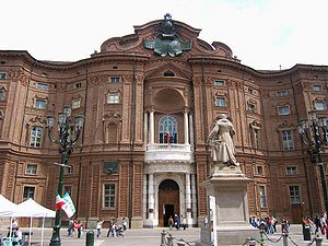 The Palazzo Carignano, now the Museum of the Italian Renaissance, Turin