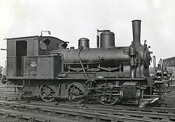 Dampflokomotive NS 7803, ehemalige E 3/3 der SBB, ex SCB.