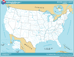 English: Map of the United States.