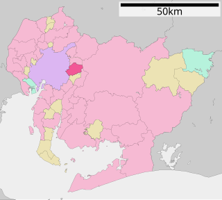 日進市在愛知縣的位置