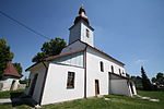 Oveview of church of Saint Wenceslaus in Chlum, Třebíč District.JPG