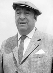 The Chilean poet Pablo Neruda was known for wearing flat caps. Pablo Neruda - BCN.jpg