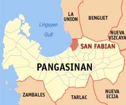 San Fabian – Mappa