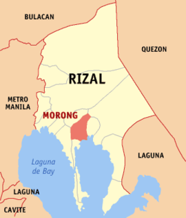 Morong na Rizal Coordenadas : 14°30'43"N, 121°14'20"E