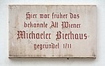 Michaeler Bierhaus – Gedenktafel