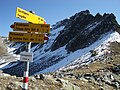 Plasseggenpass, Übergang östlich der Scheienfluh