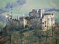 Považský hrad (hrad Bystrica) nad obcou Považské Podhradie