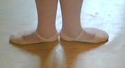 with demipointe shoes