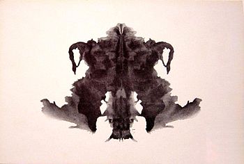 the fourth blot of the Rorschach inkblot test