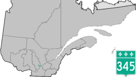 Image illustrative de l’article Route 345 (Québec)