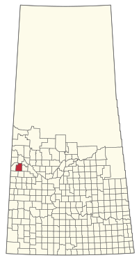 Location of the RM of Hillsdale No. 440 in Saskatchewan