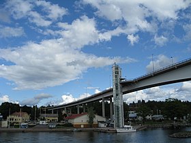 Le pont de Puumalansalmi.