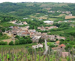 Skyline of Saint-Étienne-de-Valoux