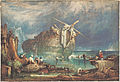 Die Bergung eines Schiffes, 1848