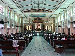 San Francisco Church Naga inside