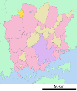 新庄村位置図