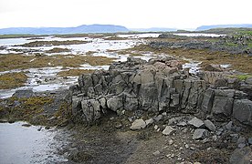 Zona intermareal en las islas Skáleyjar