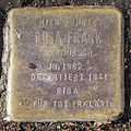 Stolperstein für Rosa Frank (Eichendorffstraße 43)
