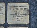 der Stolperstein für Ida Nussbaum