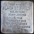 Stolperstein für Klara Stoffels (Belvederestraße 147)