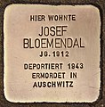 Stolperstein für Josef Bloemendal