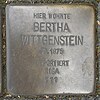 Stolperstein für Berta Wittgenstein