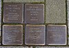 Gesamtansicht der einzelnen Stolpersteine