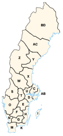 Counties of Sweden