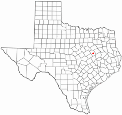 موقعیت Groesbeck, Texas