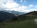 tussen de Jaufenpass en Kalch, panorama