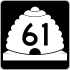 State Route 61 marker