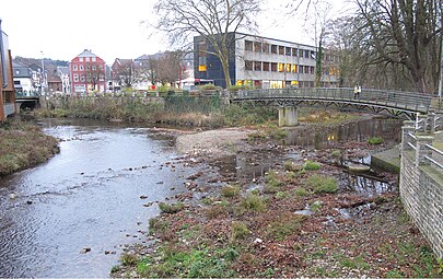 Mündung der Hill in die Weser