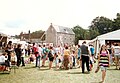 Site of the 1991 festival, with main tent to right and manor house to rear