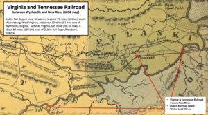 old railroad map