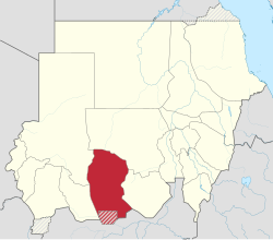 Wad Banda is located in Sudan