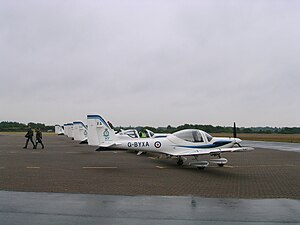 Grob Tutor at RAF Woodvale