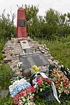 Обелиск на месте гибели отряда разведчиков под командованием А. Я. Юневича