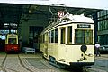 Historischer Straßenbahnwagen