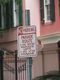 St. Charles Avenue Mardi Gras parade route sign