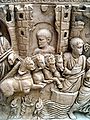 Detail from a plaster cast of the late 4th-century so-called Sarcophagus of Stilicho (Museum of Roman Civilization)
