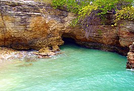 Cave near Point Jaguey.