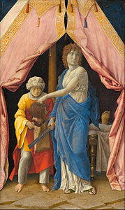 Andrea Mantegna eller hans verkstad, Judit och Holofernes (cirka 1500), National Gallery of Art.