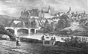 Městačko wokoło 1850