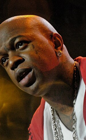 Birdman (left) performing at Hot 97's Summer J...